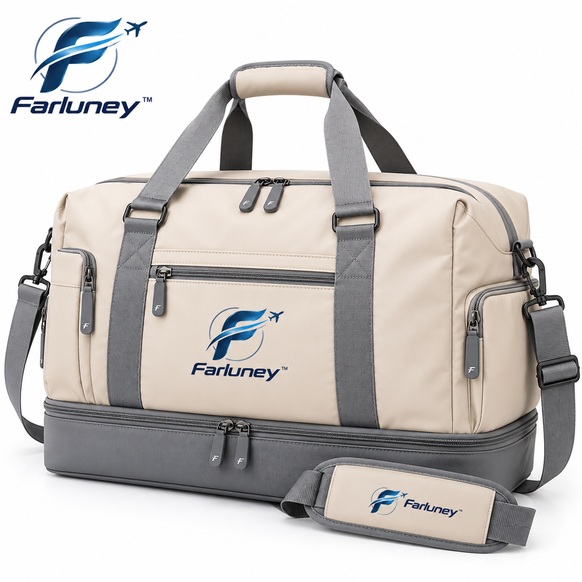 Farluney™ ExpandGo Travel Bag – Expandable Duffel Bag with Extra Capacity for Weekend Trips, Vacations, Gym & Daily Carry