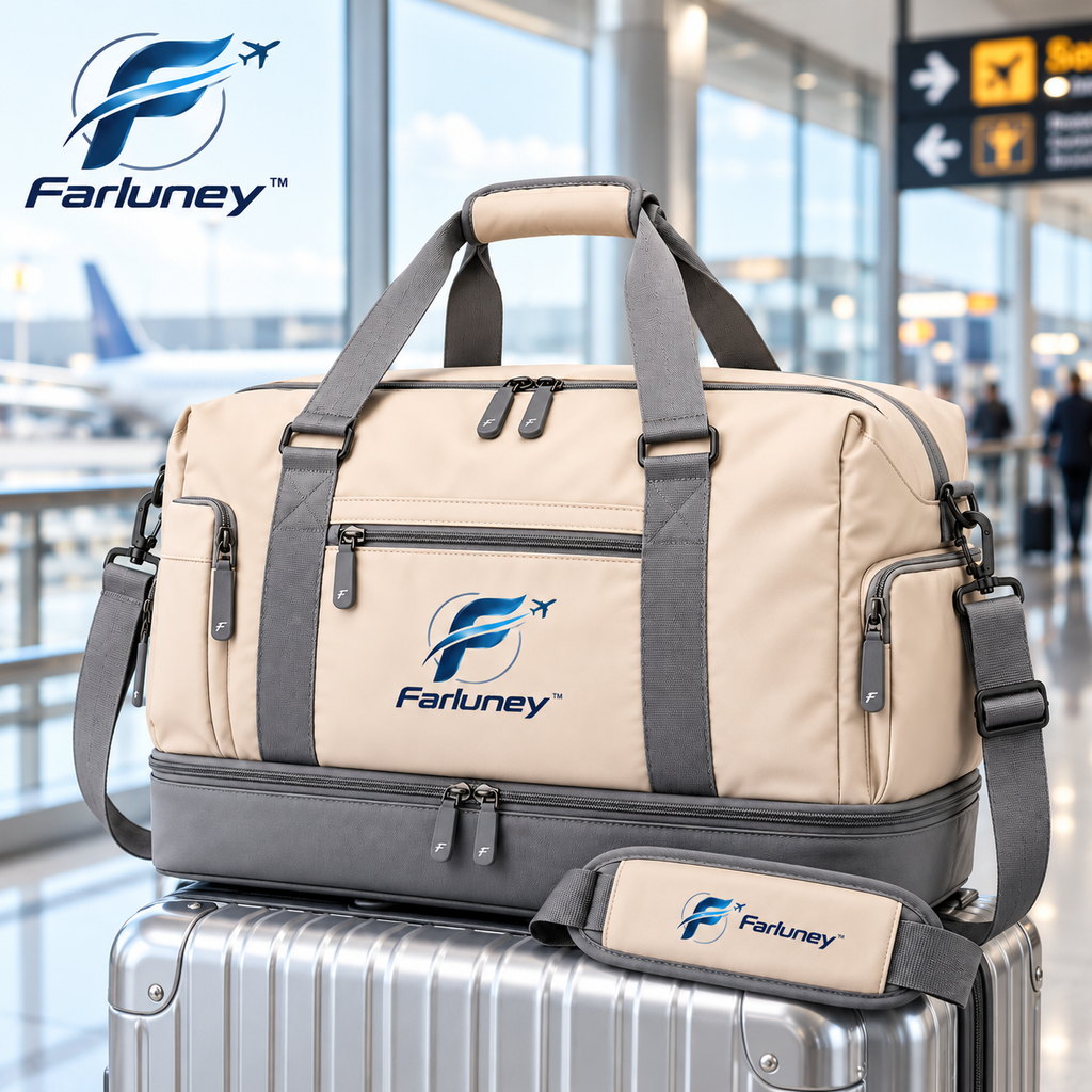Farluney™ ExpandGo Travel Bag – Expandable Duffel Bag with Extra Capacity for Weekend Trips, Vacations, Gym & Daily Carry