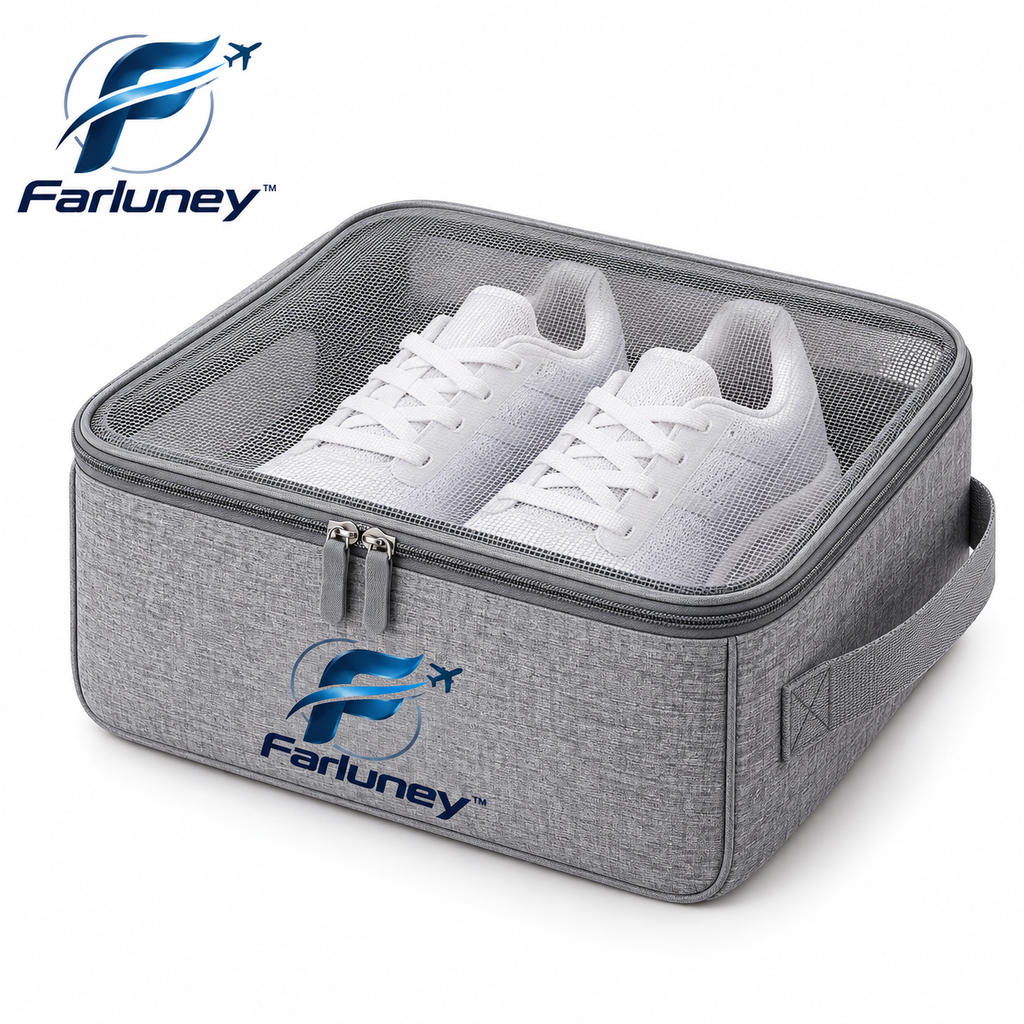Farluney™ ShoeGuard Travel Bags – Breathable Shoe Storage Bags for Travel, Closet Organization & Everyday Protection