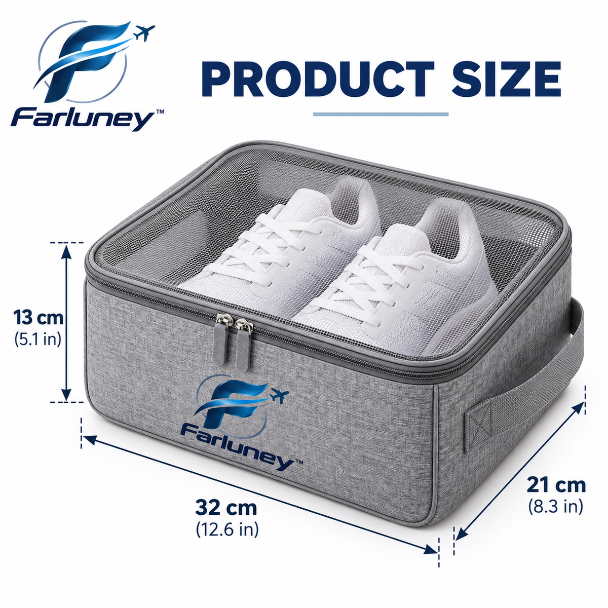 Farluney™ ShoeGuard Travel Bags – Breathable Shoe Storage Bags for Travel, Closet Organization & Everyday Protection