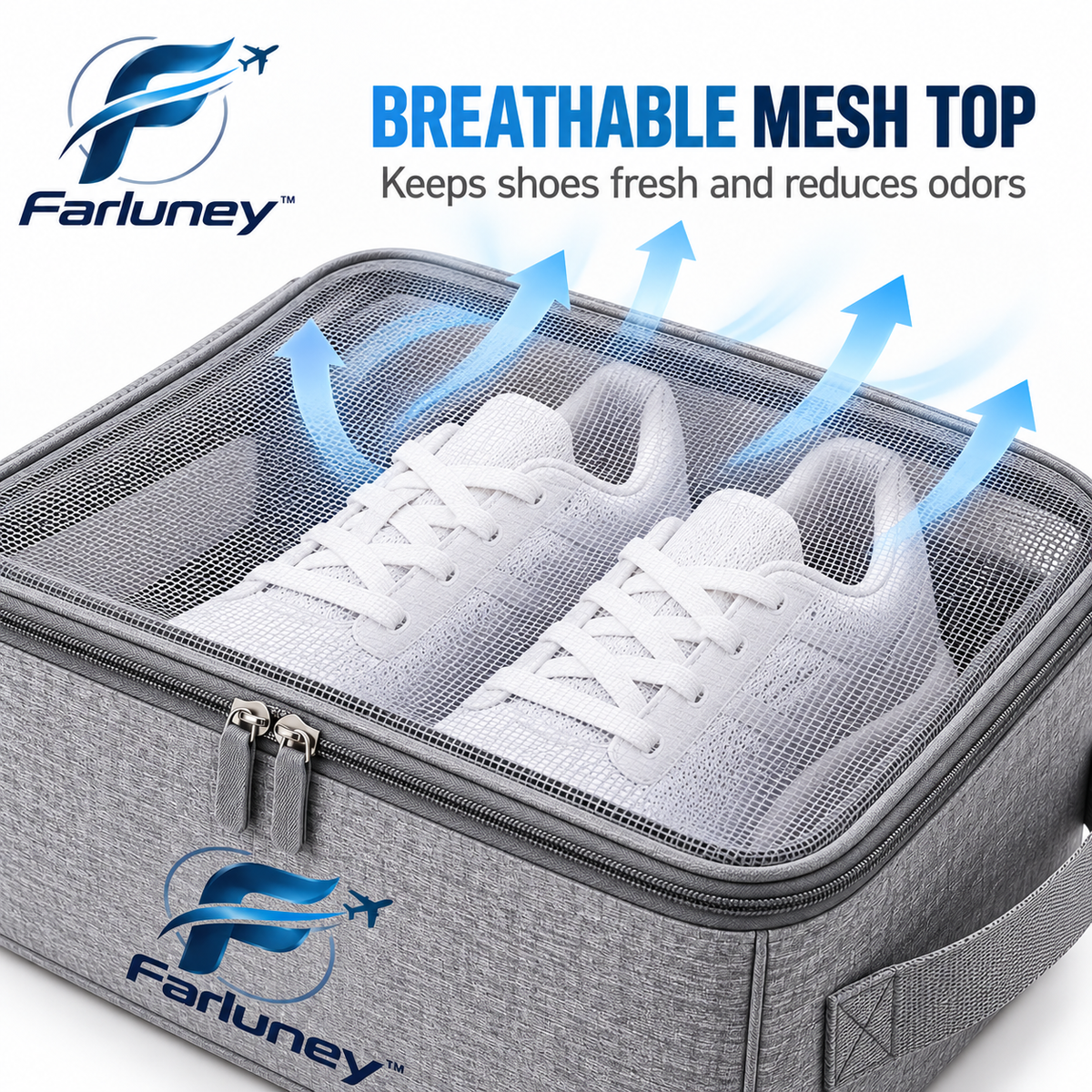 Farluney™ ShoeGuard Travel Bags – Breathable Shoe Storage Bags for Travel, Closet Organization & Everyday Protection