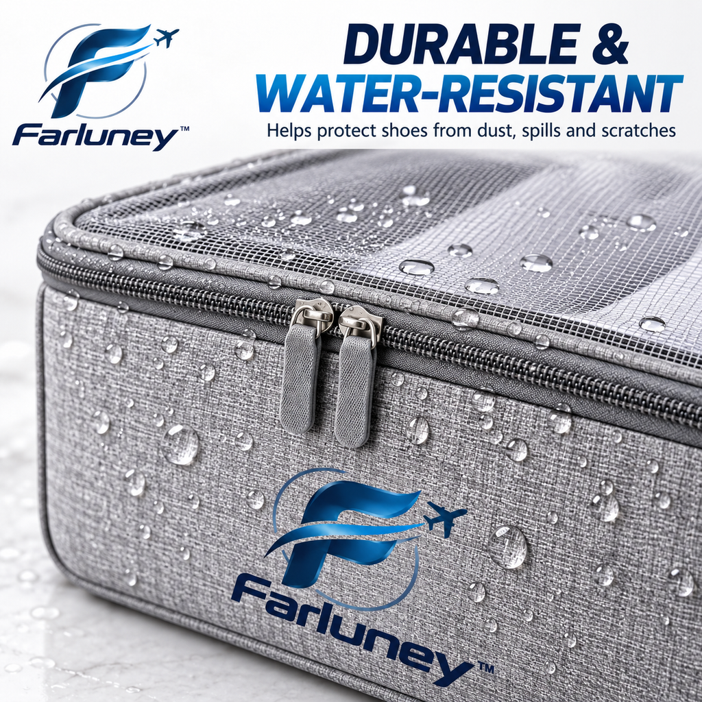 Farluney™ ShoeGuard Travel Bags – Breathable Shoe Storage Bags for Travel, Closet Organization & Everyday Protection