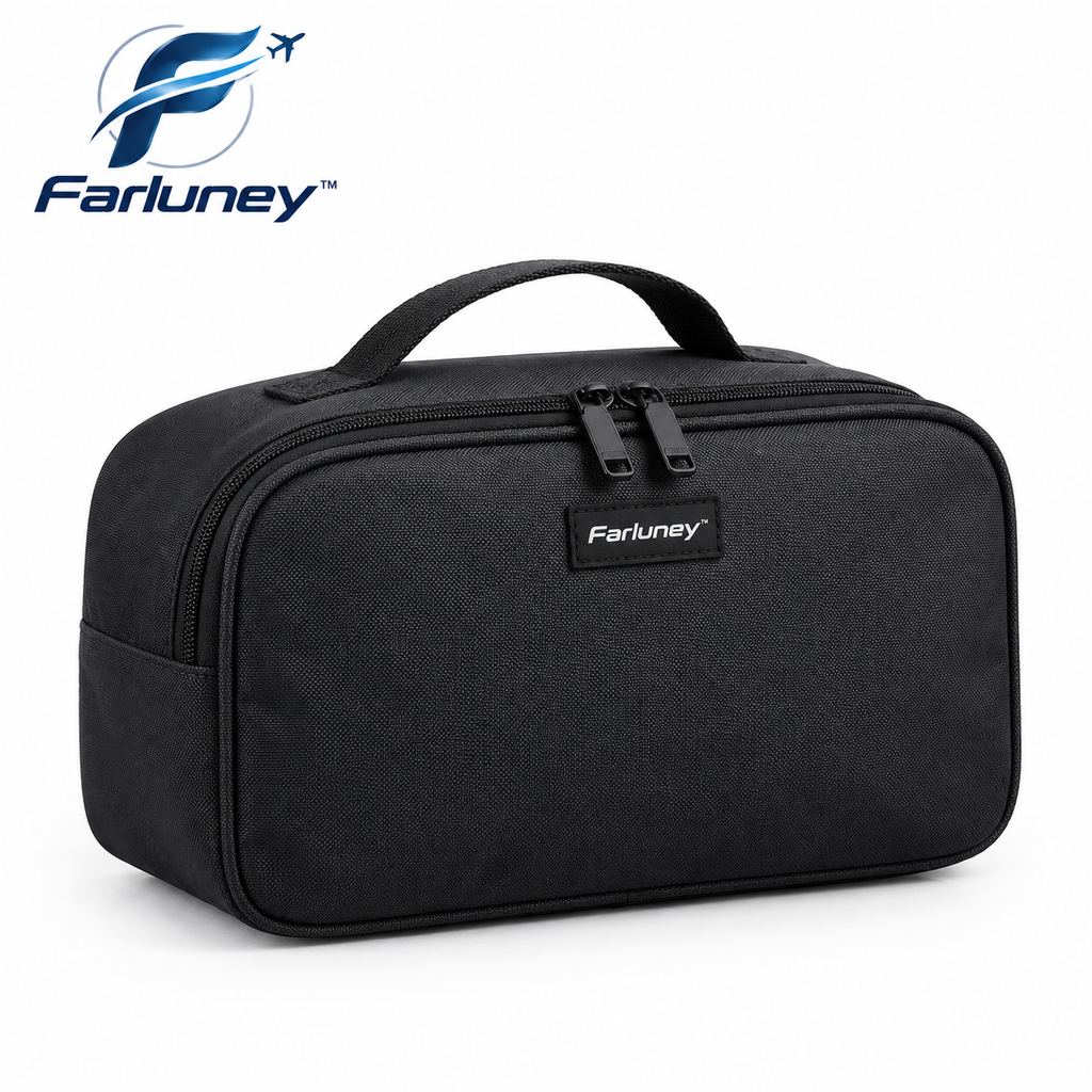Farluney™ FreshPack Toiletry Bag – Portable Travel Wash Bag with Multi-Compartment Storage for Toiletries, Cosmetics & Daily Essentials