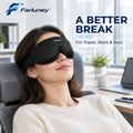Farluney™ DreamShield Sleep Mask – Premium Light Blocking Eye Mask for Travel, Sleep, Meditation & Everyday Rest