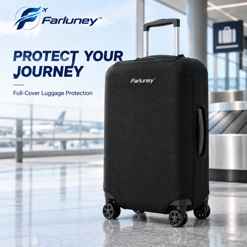 Farluney™ TravelEase Foot Hammock – Portable Under Desk Foot Rest for Flights, Office, Home & Long-Distance Travel